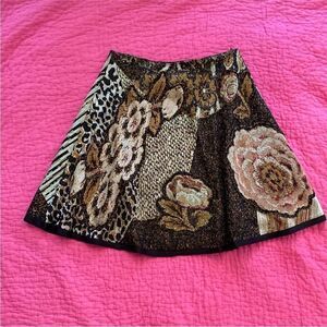 Cecilia Prado knit  Mini A-Line Skirt, L